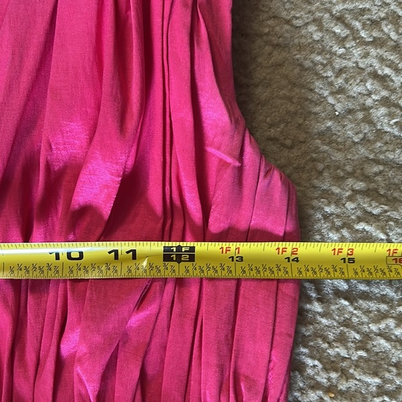 Calvin Klein Pink Ruched Bodycon Mini Dress SZ 2 - Picture 6 of 9